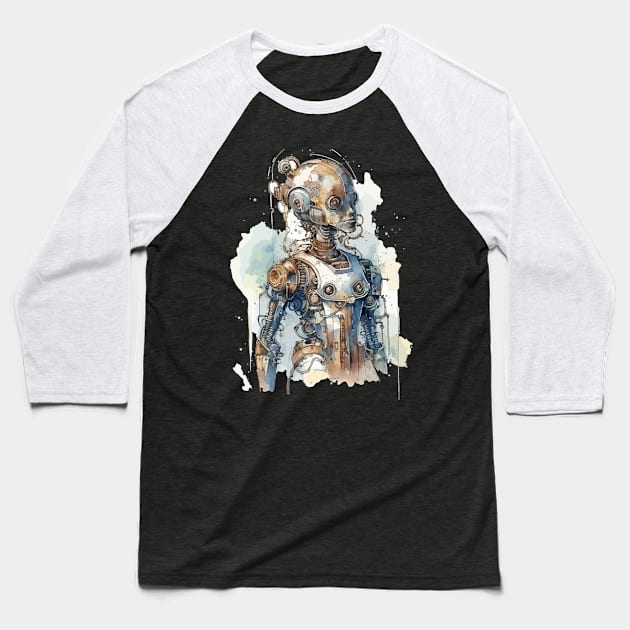 Robot2W Baseball T-Shirt by vospot